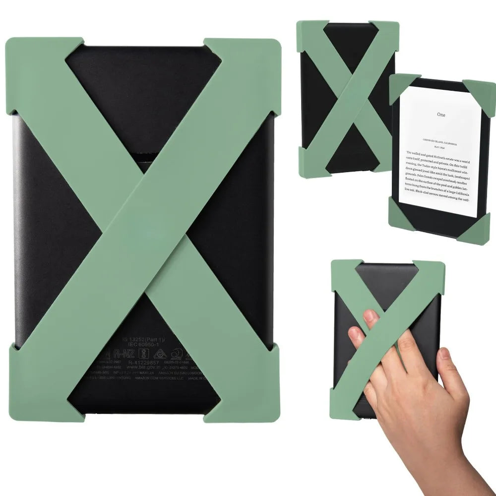PU Leather 6-7" eReader Secure Hand Strap High Elastic Handle Holder for Kindle Paperwhite/Kobo/Voyaga/Pocketbook/Tolino