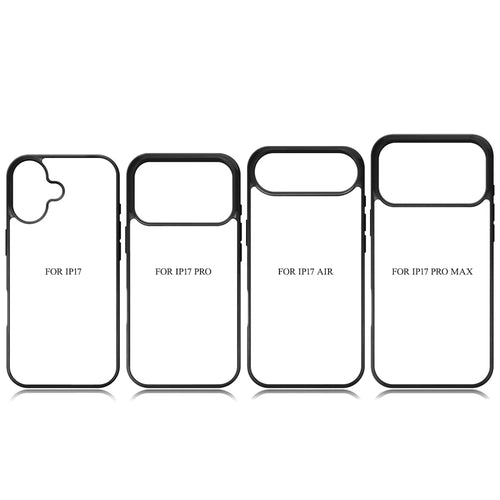 10pcs For iPhone 17/17Air/17Pro/17 Pro Max Personalized Custom 2D TPU Sublimation Phone Cases Blank Heat Press Protector Covers