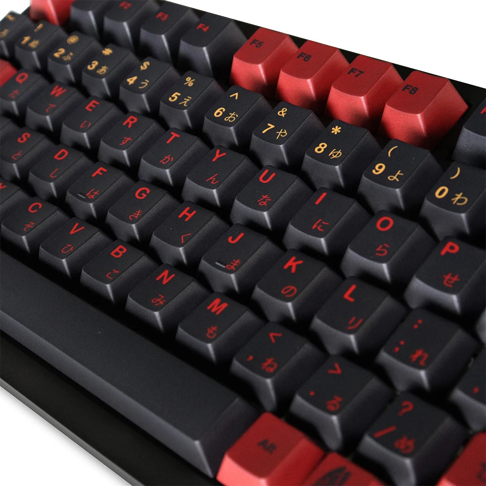 GMK Higanbana Cherry Profile Keycaps PBT 129 Keys Five Side Dye-Sub Keycaps for 61/64/87/104/108 Mx Switch Mechanical Keyboard