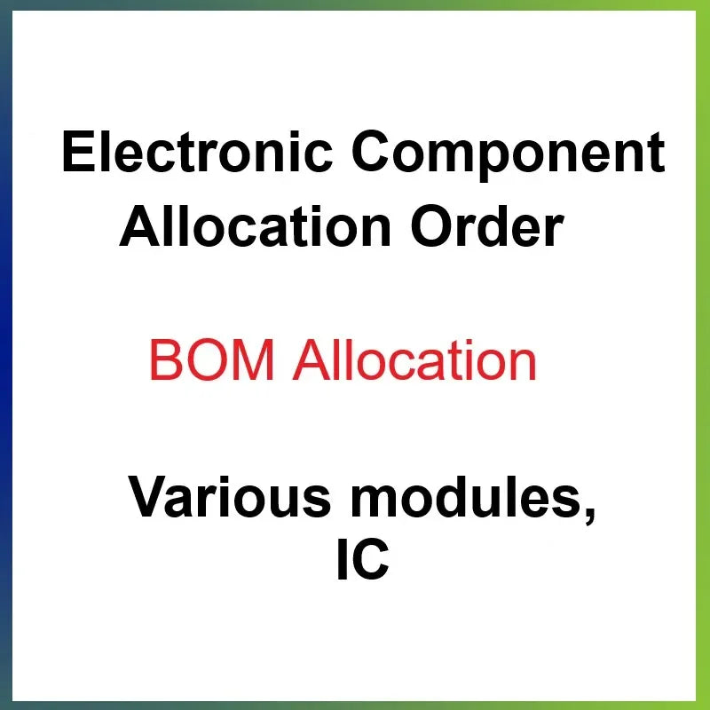 Electronic Components with Single Transistor IC Chips, Resistors, Capacitors, Integrated Circuits, One-Stop Quick Quotation