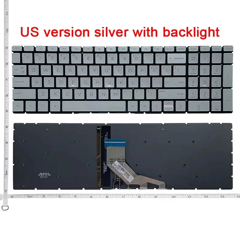US/RU/UK keyboard FOR HP 15-DB/DX/DA/CX/DR/GW 15m-DS 250 255 256 G7 15-CN/CS/CR/CW/EC/CH/DK/DS TPN-C135/143 15T-cn 15S-DY 17-BY