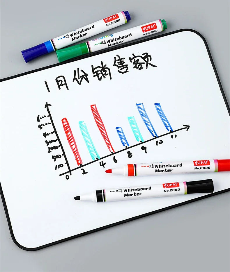 4Pcs/Set Erasable Magnetic Whiteboard Marker Pen Blackboard Marker Chalk Glass Ceramics Office School Art Marker Stationery