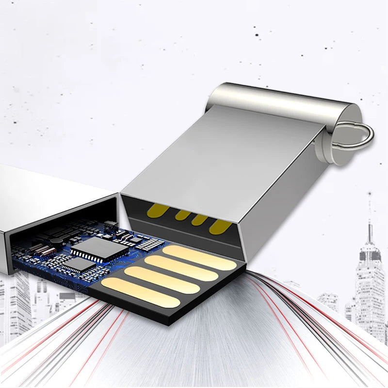 10PCS Mini USB Flash Drives Business Gifts Memory Stick 4GB 8GB Custom logo Pen Drive 16GB 32GB 64GB Waterproof Storage Devices
