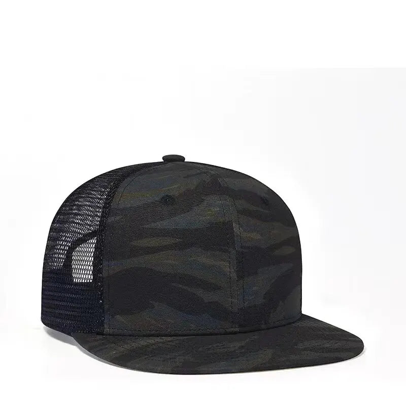 Unisex Dancer Camouflage Hip-hop Hats Spring Autumn Outdoor Adjustable Casual Baseball Caps Sunscreen Hat