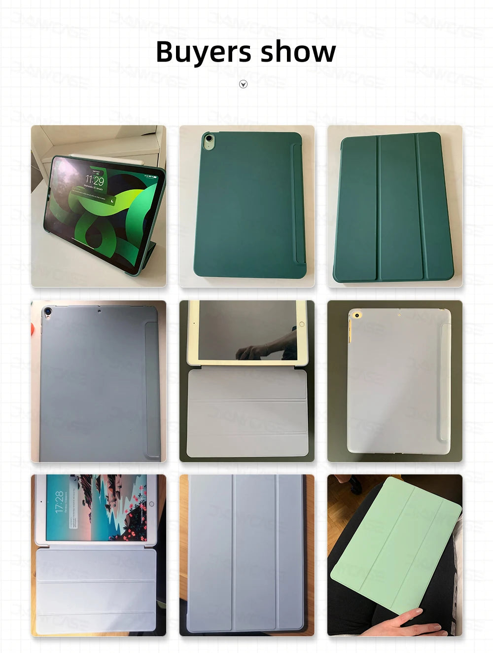 For ipad 10th generation case For iPad Air 6 M2 2024 11in 13in M4 Pro 11 12.9 Air 4 5 10.9 iPad 10.2 7 8 9th 9.7 mini 6 7 Cover