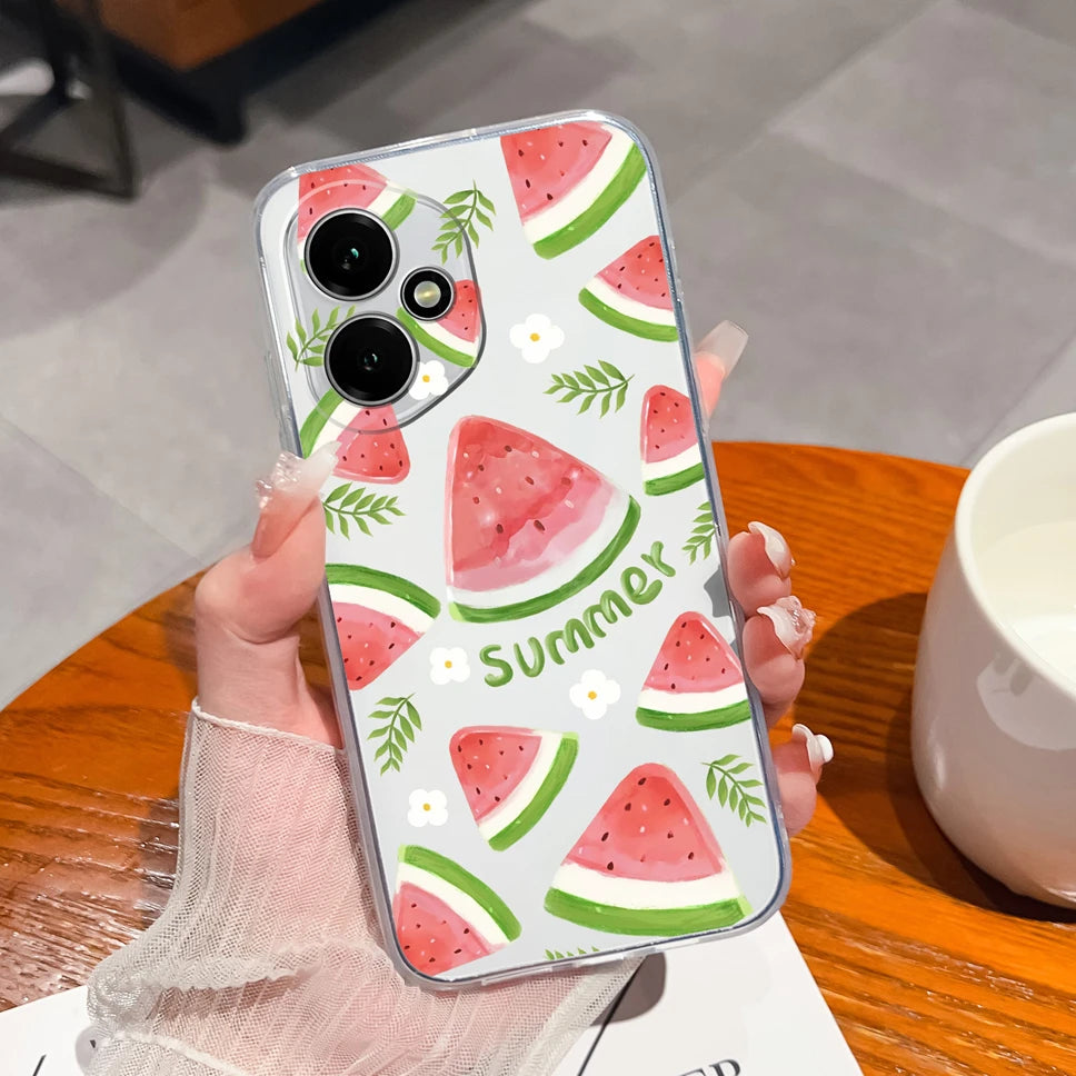 For Honor 400 Pro 5G Case Cute Astronaut Transparent TPU Soft Silicone Phone Back Cover For Honor 400Pro High Quality Funda Capa