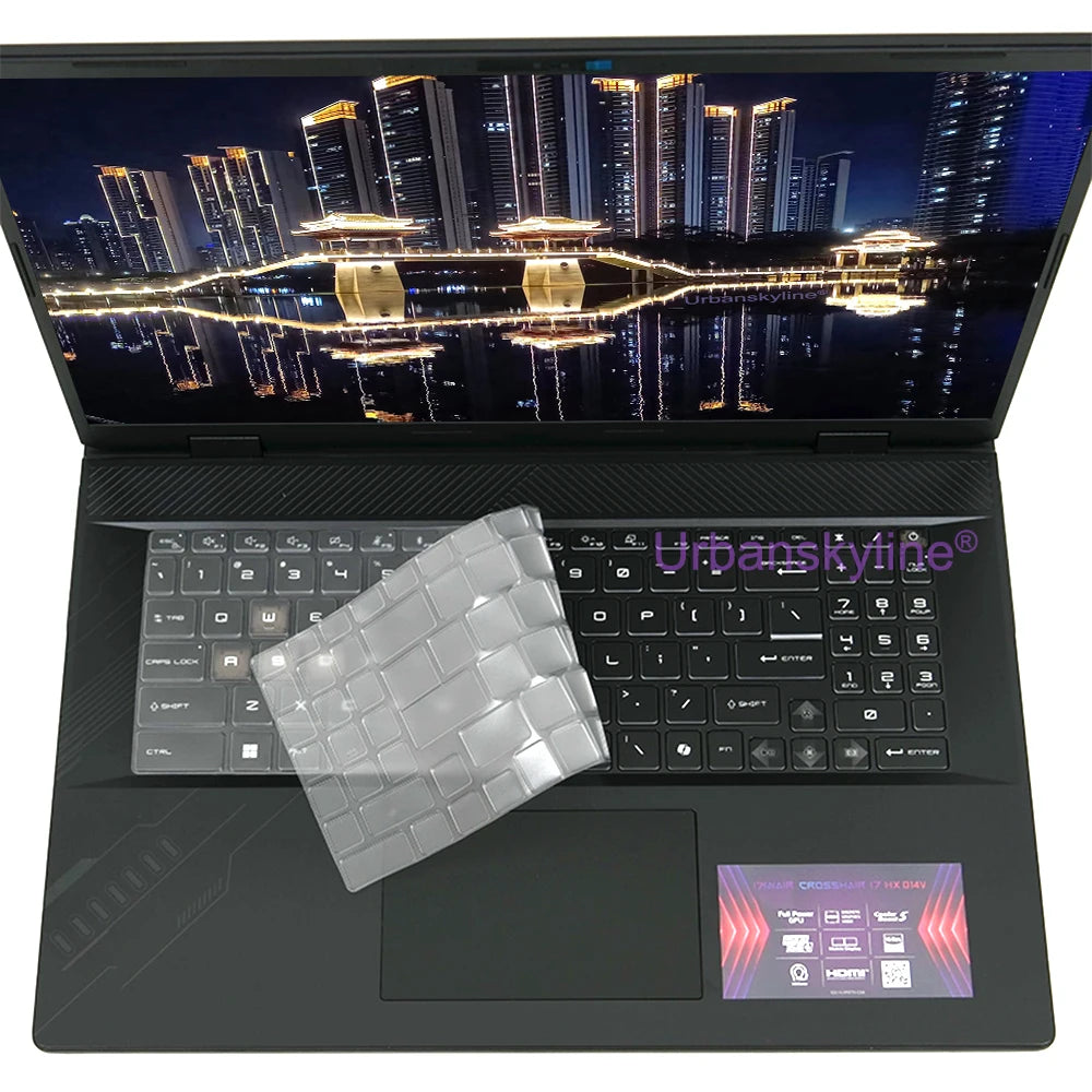 Keyboard Cover for MSI Sword 16 17 HX 15 15.6 17.3 B13V B14V A13U A13V A12V A12V Protector Skin Case Silicone 15.6 17.3