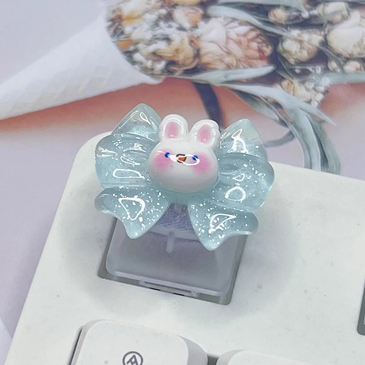 Keycap Games Backlit Cat Paw DIY Star Key Cap Mechanical Keyboards Keycaps for Mechanical Keyboards R4 Height Cherry MX Axis
