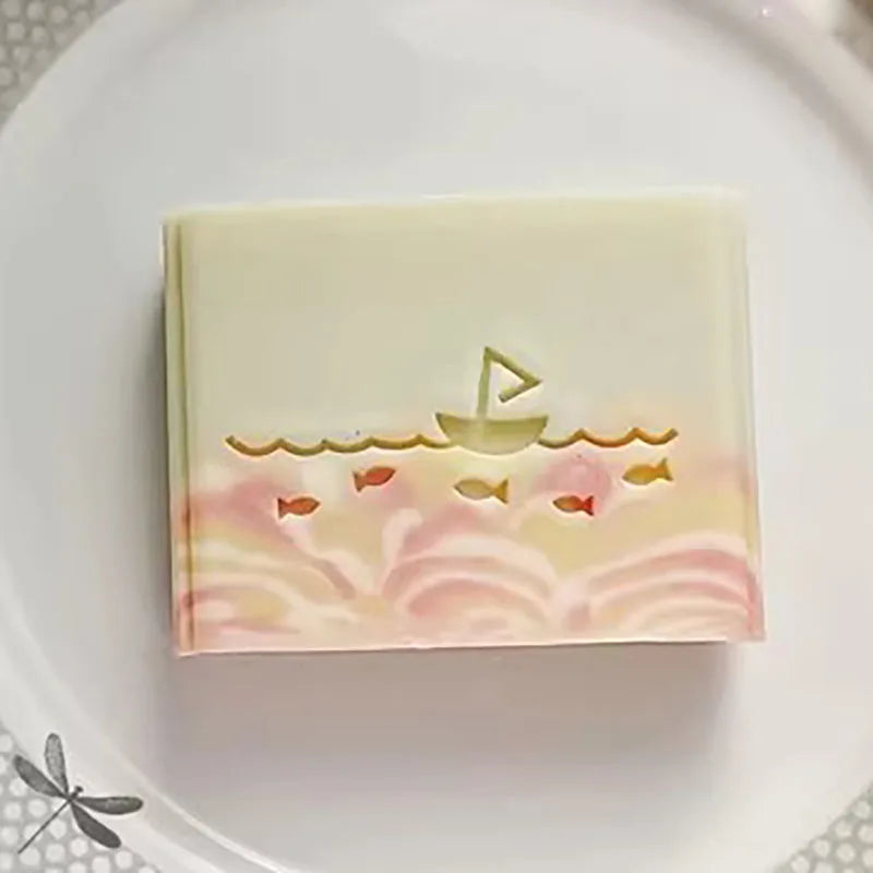 New Bridegroom Bride Pattern Soap Stamp Natural Transparent Acrylic Handmade Flower Soap Making Seal Chapters Diy Craft Supplies