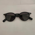 GAMBLE MONSHER Driving Sunglasses Women's UV Protection Large Small Faces Sunscreen Fashionable round Frame Glasses