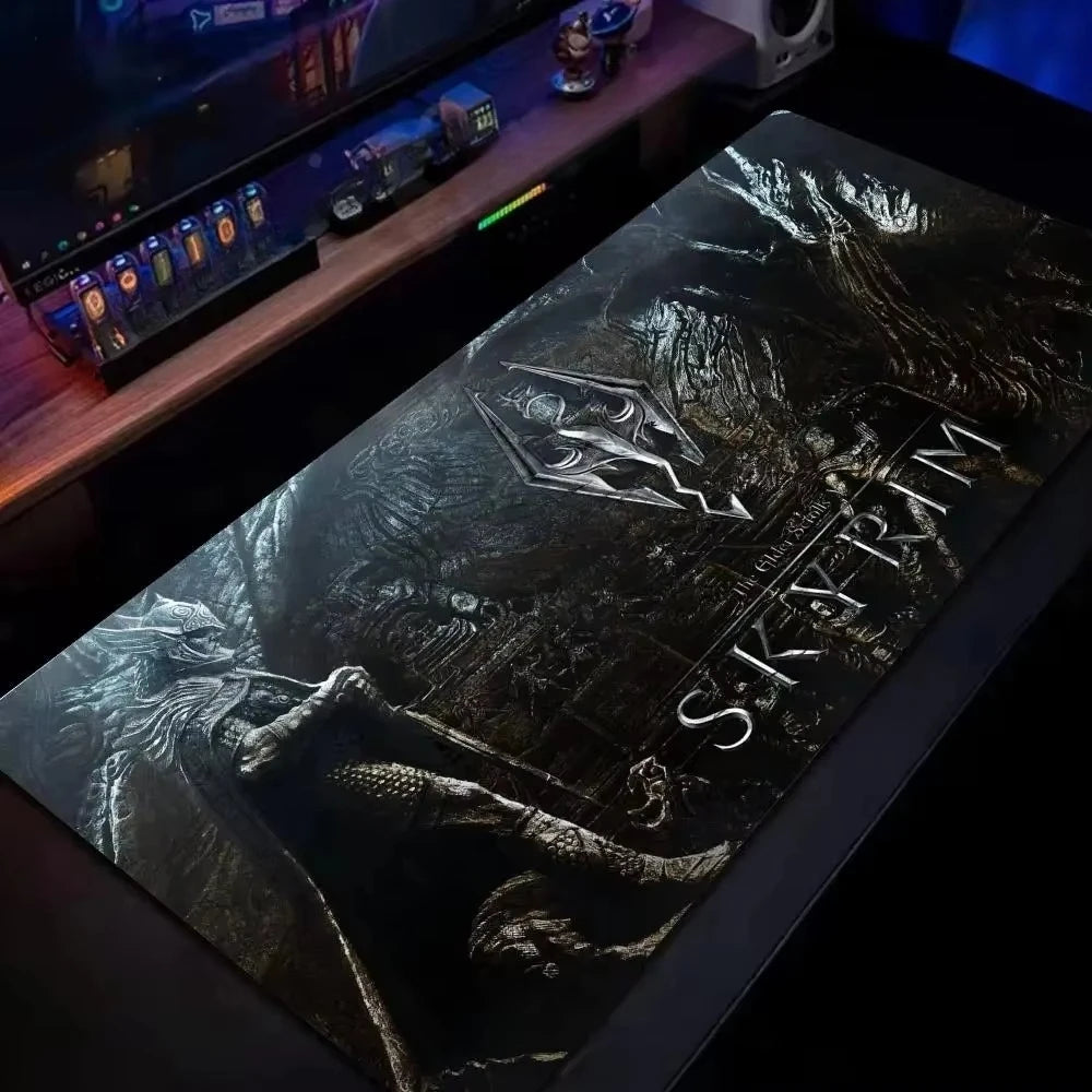 SKYRIM GAMEs Mouse Pad MousePad 900x400 Gaming Accessories Deskmat Desk Mat Game Mats Mause Office Pads Pc Xxl Large