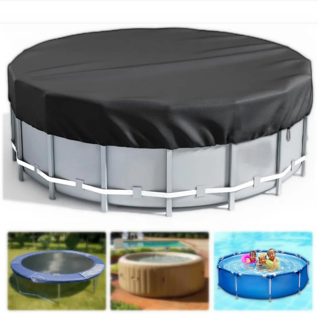 Pool cover Dust cover Outdoor round tub Pool sunblock waterproof cover Oxford cloth cover