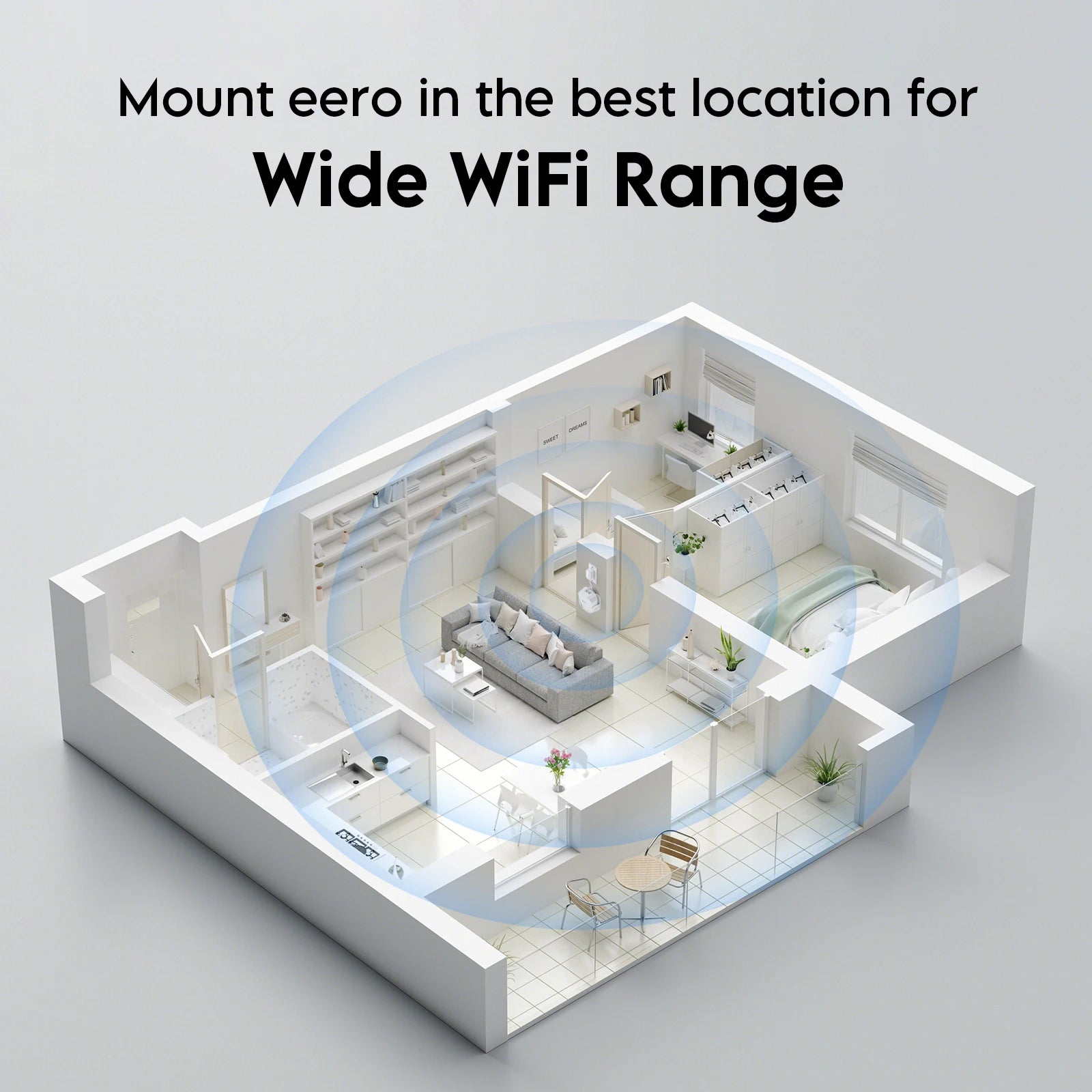 EDUP HY-WT1218 2PCS Eero7 Wi-Fi 7 Wall-Mount Bracket Easy Setup Custom Fit for Eero7 Systems Precision Engineered Secure Hold