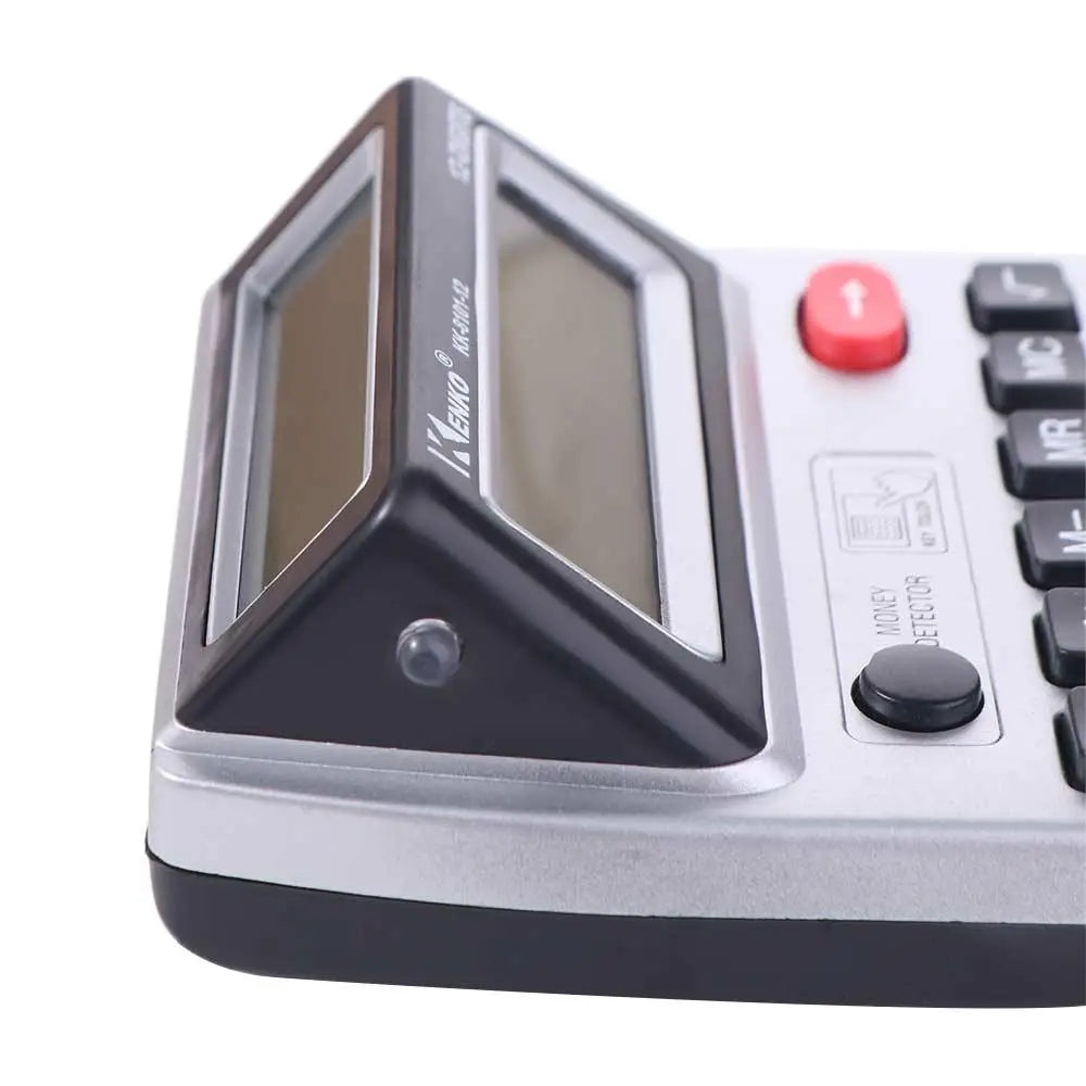 Dual Screen 12 Digits Calculator Multifunctional Battery Powered Mechanical Calculator Efficient Calculation Easy To Use