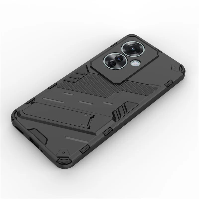 Case For Oppo Reno11 F Cover Magnetic Car Holder Stand Armor Phone Cases For Oppo Reno 11F Reno11F 5G CPH2603 Shockproof Funda