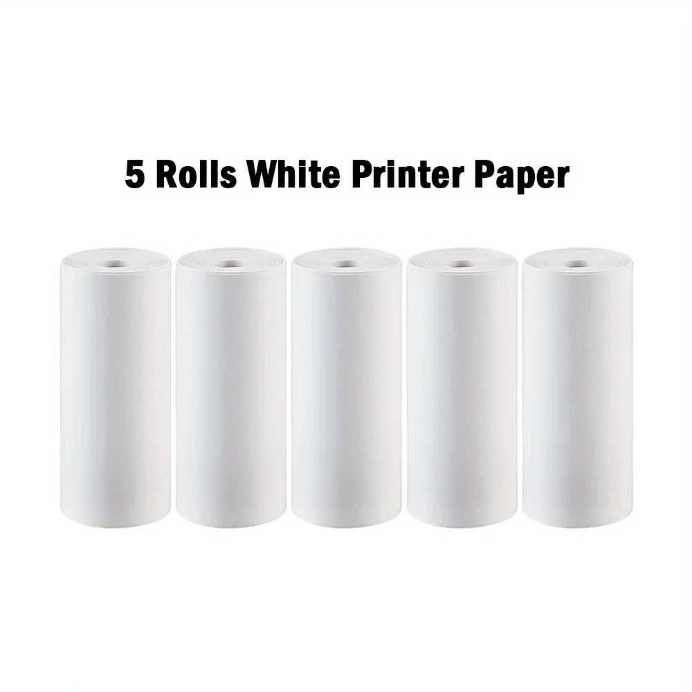 Mini Printer Paper Thermal Label Sticker Colorful Adhesive Self-adhesive Paper For Wireless Photo Inkless Printer 57mm