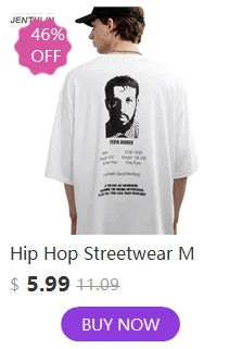 Harajuku Oversized Streetwear Men's Tshirt Growing Up Graphic Print Y2k Short Sleeve Top Tee Hip Hop Korean Cotton Goth Clothing