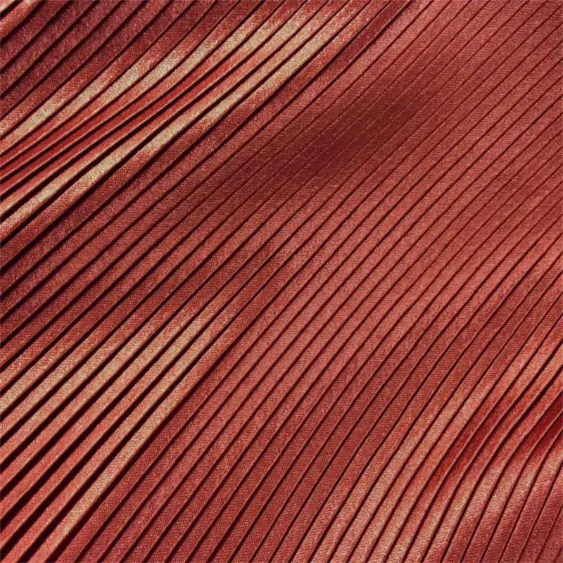 Organ Pleated Fabric Per Meter for Needlework Clothes Skirt Costume Dress Diy Sewing Designer Cloth Soft Comfortable Plain Black