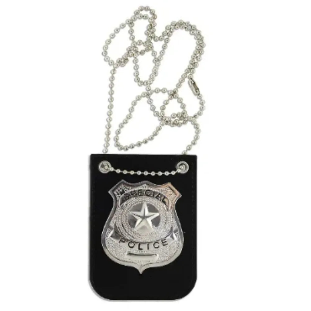 Police clothing accessories: badges, plastic walkie talkie props and other accessories  the ideal choice for dressing up parties