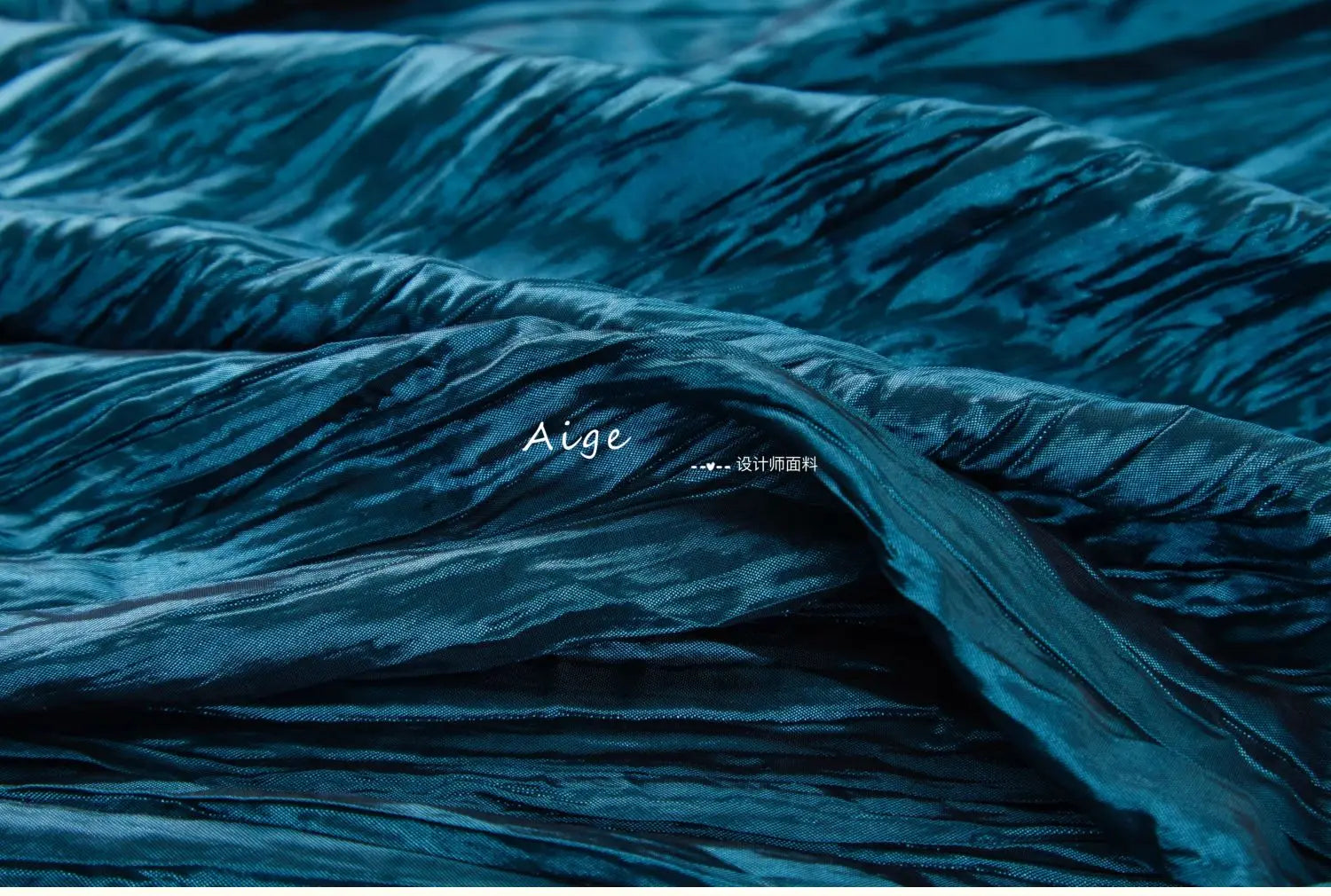 Irregular Pleated Fabric Glossy By Meters for Dress Skirt Shirt Windbreaker Diy Sewing Designer Cloth Soft Comfortable Plain Red