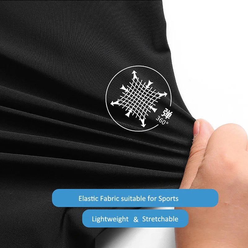 4 Pieces Running Shorts Men Breathable Loose Basketball Football Soccer Sports Shorts Gym Fitness Training Workout Shorts Beach