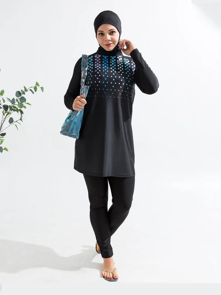 Muslim Swimming Suit For Women Cover Ups Swimwear Abaya Abayas Hijab Long Sleeve Modest Swimsuit Burkini Islamic Designer Hijabs