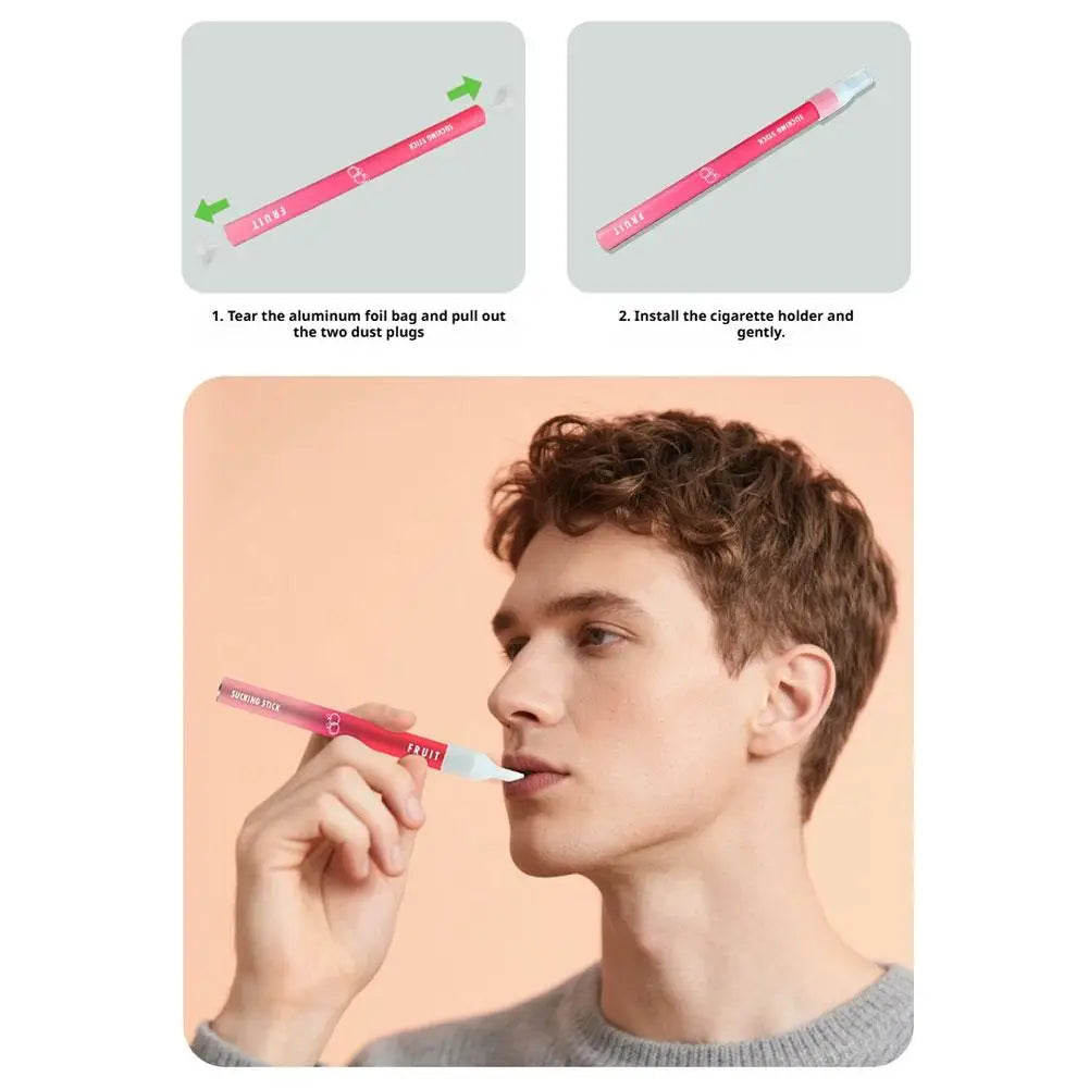 Mint Cigarette Replacement Stick Nicotine Free Smoking Cessation Rod Healthy Fruit Flavor Healthy Assisted Cessation Stick
