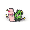 Cartoon Comedy Anime Enamel Brooch Cute Funny Backpack Badge Lapel Pin Cosplay Jewelry Accessories Props Gift For Friends