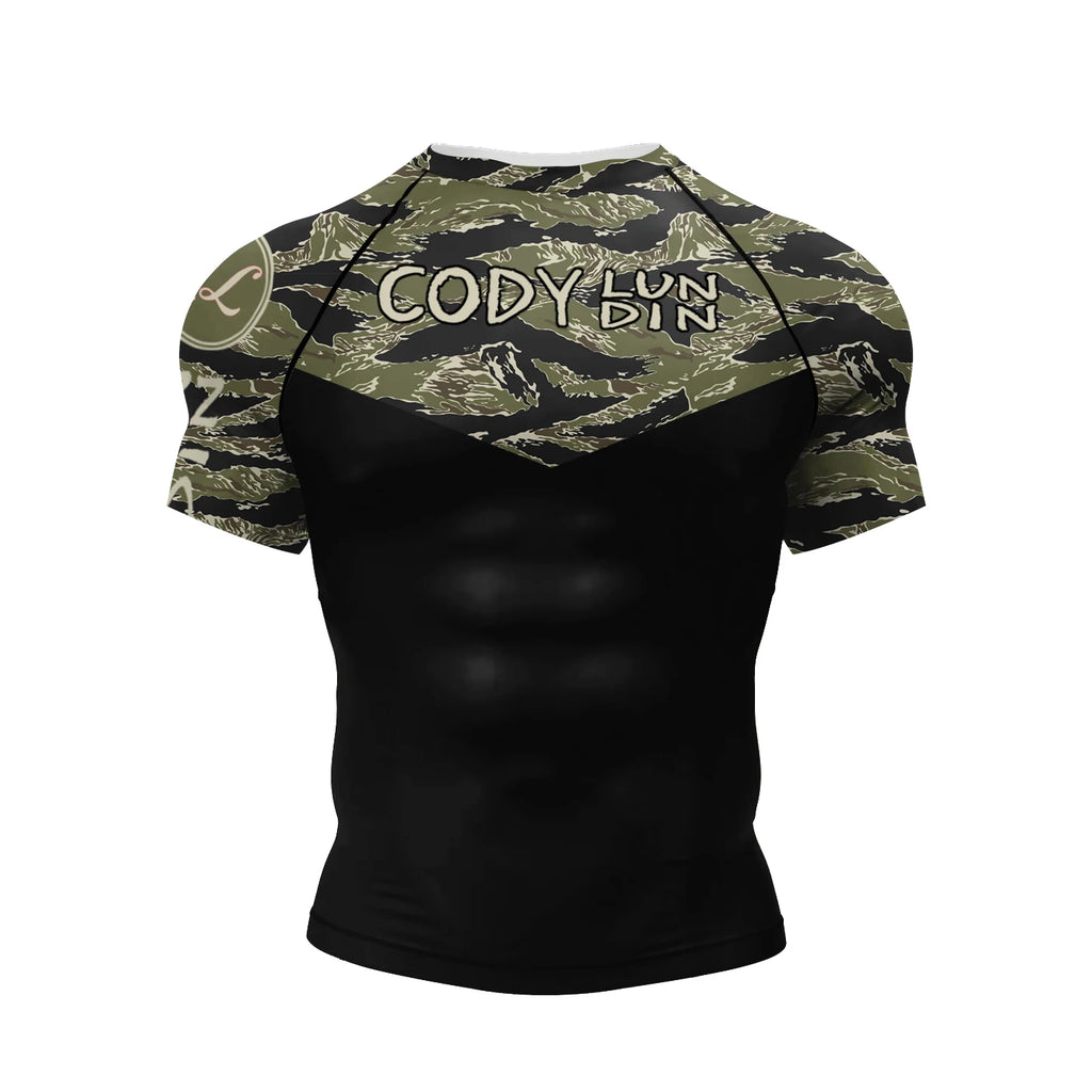 Cody LUNDIN 3D Print Sports Quick-dry Breathable Men T-shirt Brazilian Jiu-jitsu Fitness Boxing Parent-child Short Sleeve Summer