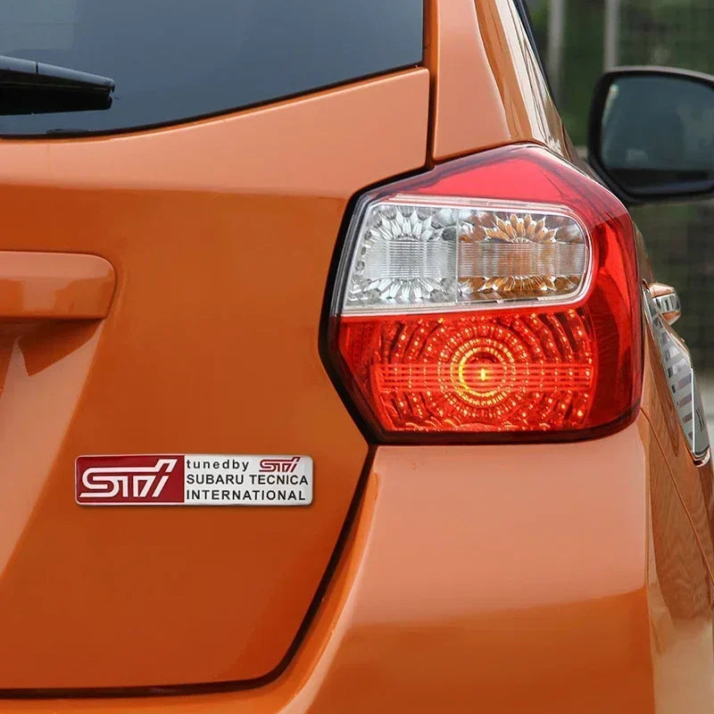 1pc Car Styling Side Fender  Rear Trunk Sticker Decals for Subaru STI  Outback Impreza Legacy WRX XV Forester Ascent Accessories