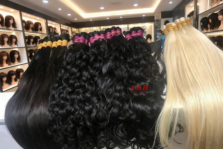 extensiones de cabello natural humano 100% natural original straight extensions raw vietnamese Indian human hair Bulk bundles