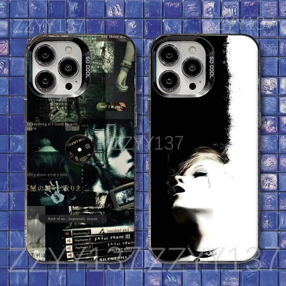 S-Silent Hill 3 Heather Mason  Phone Case For iPhone 16,15,14,13,12,11,8,7,Pro,Max,Plus,Mini,XS,SE Shockproof Matte Cover