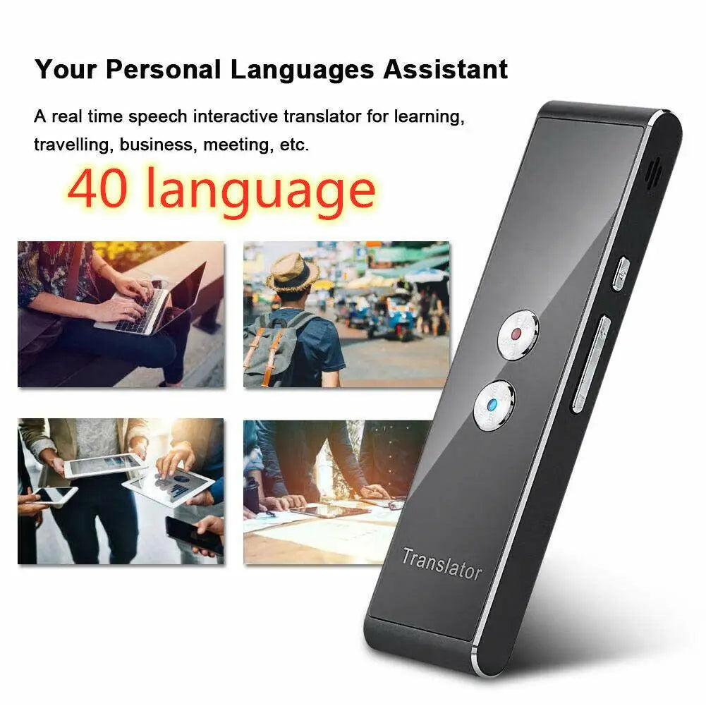 40 languages multi-intelligent Instant translation Wireless Voice Translation 2 way real-time voice translation Business travel