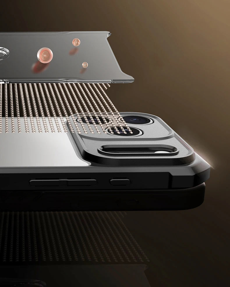 Xundd For iPhone 17 Pro Max 17 Air 17 Pro Magnetic Case with 360° Invisible Stand,PC+TPU Anti-fingerprint Anti-drop Phone Cover