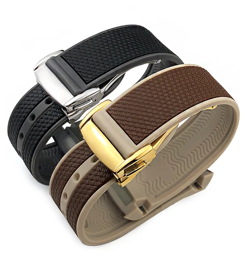 for Omega Planet Ocean Speedmaster Seamaster AT150 18mm 19mm 20mm High Quality Rubber Watchband Silicone Colorful Watch Strap