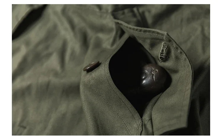 Bronson Army 10th Mountain Division Smock WWII Field Parka Mens Anorak Loose Fit
