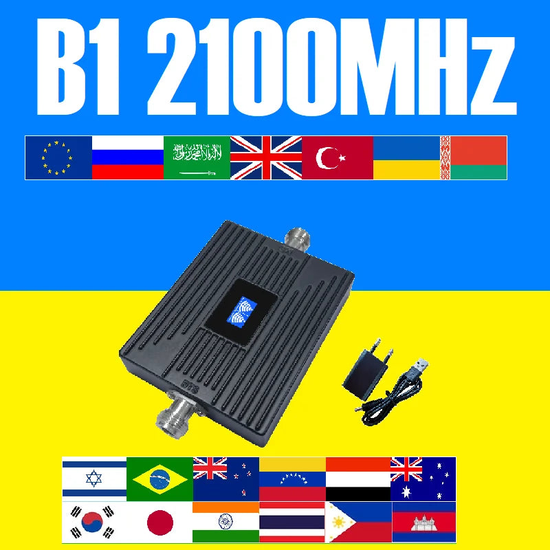 HWATEL Low Cost Band B8 B7 B58 B3 B1 850 900 1800 2100 2600 MHZ Single Band Cellular Amplifier Mobile Signal Booster Repeater
