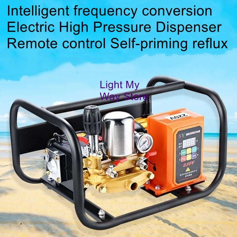 48-72V high-pressure triple-bar plunger pumps general-purpose dosing machine agricultural garden remote control dosing