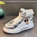 CuddlyIIPanda Men Fashion Casual Air Cushion Shoes Spring Summer Autumn High Top Luxury Designer Youth Trending Leisure Sneakers