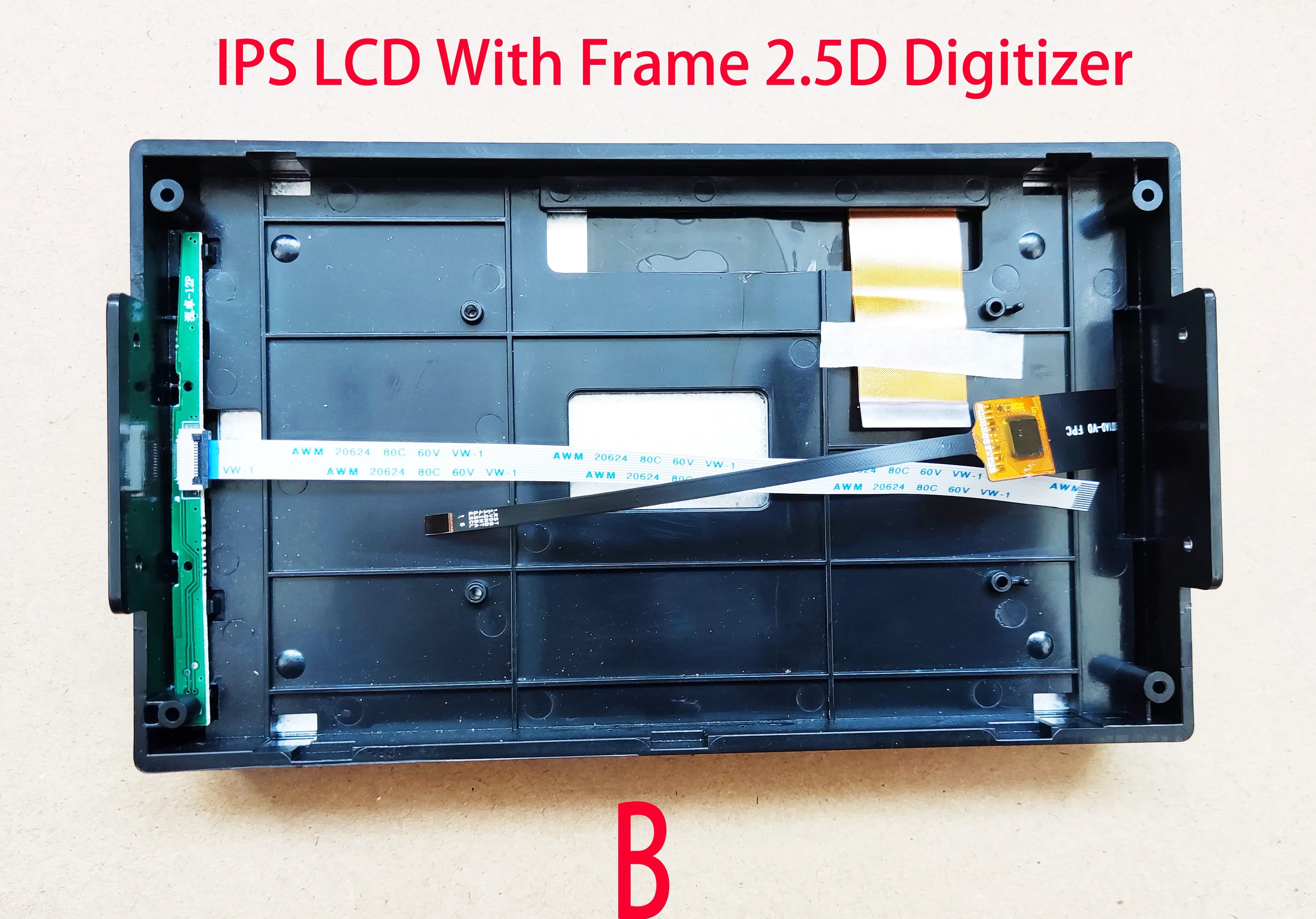 7 Inch 40Pin IPS LCD Monitor 1024*600 With 2.5D Sensor Digitizer 178*102mm Frame Repair The Replacement Parts Assembly.