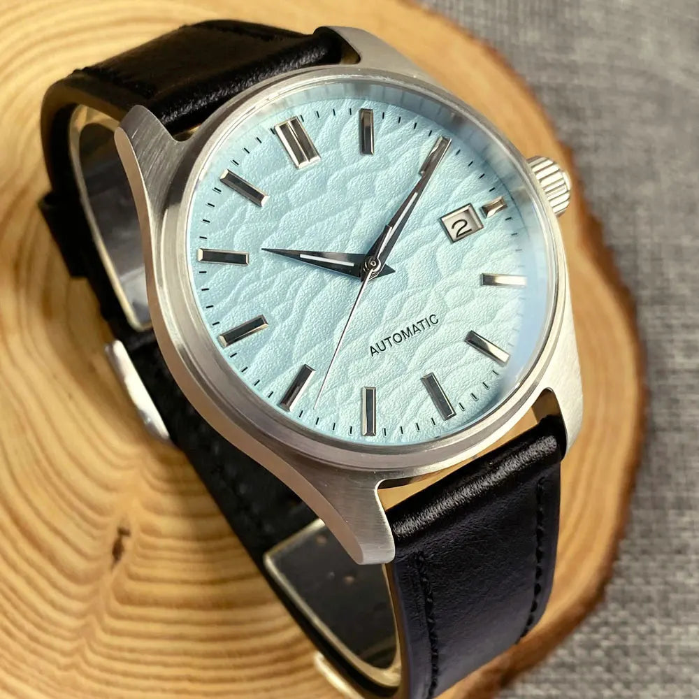 Tandorio Automatic 20ATM Diving Watch for Men Pink Dial Date NH35AA 200m Water Resist 39mm Sapphire Crystal Screw-in Crown