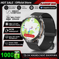 2026 Military TANK X3 Smart Watch Men 1.73" AMOLED Screen 5ATM Waterproof 1000mAh Battery GPS Sports Fitness Track Smart Watches