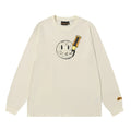 Drew House New drew T Shirt Men's and Women's Long Sleeve Tshirt Designer Luxury Pencil flower smiley face men clothing