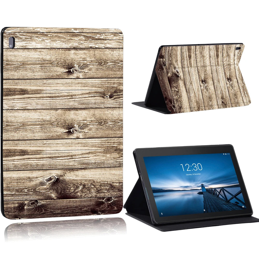 Case for Funda Tablet Lenovo Tab E10 10.1"/Tab M10 10.1"/Smart Tab M10 FHD Plus 10.3" TB-X606F M7 M8 TB-8505 Stand Tablet Cover