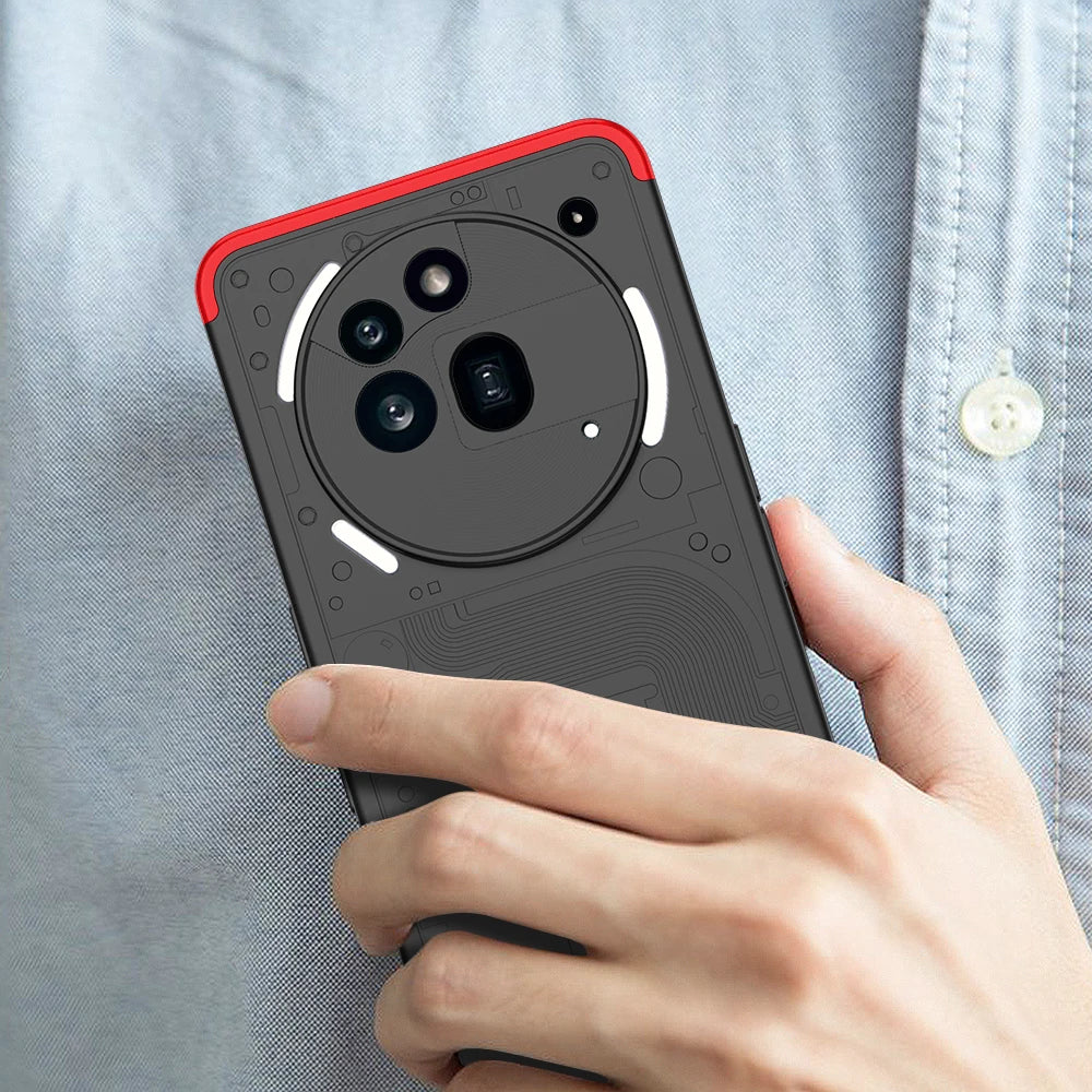 For Nothing Phone3a Pro Matte Hard PC Shockproof 360 Full Protection Case For Nothing Phone 3a Pro Three-stage Combination Cover