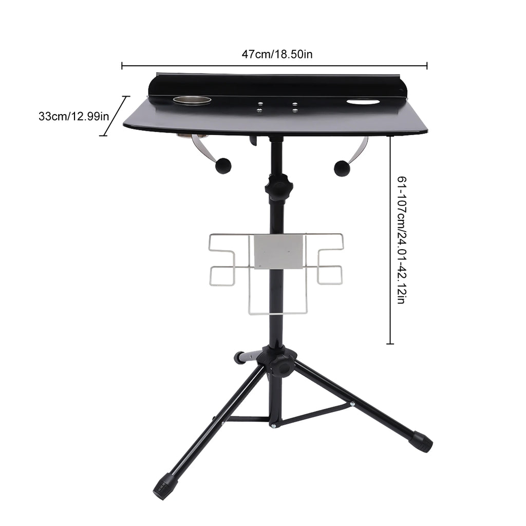 Mobile Metal Tattoos Tattoo Work Station Stand Tattoo Beauty Desk Table Adjustable New