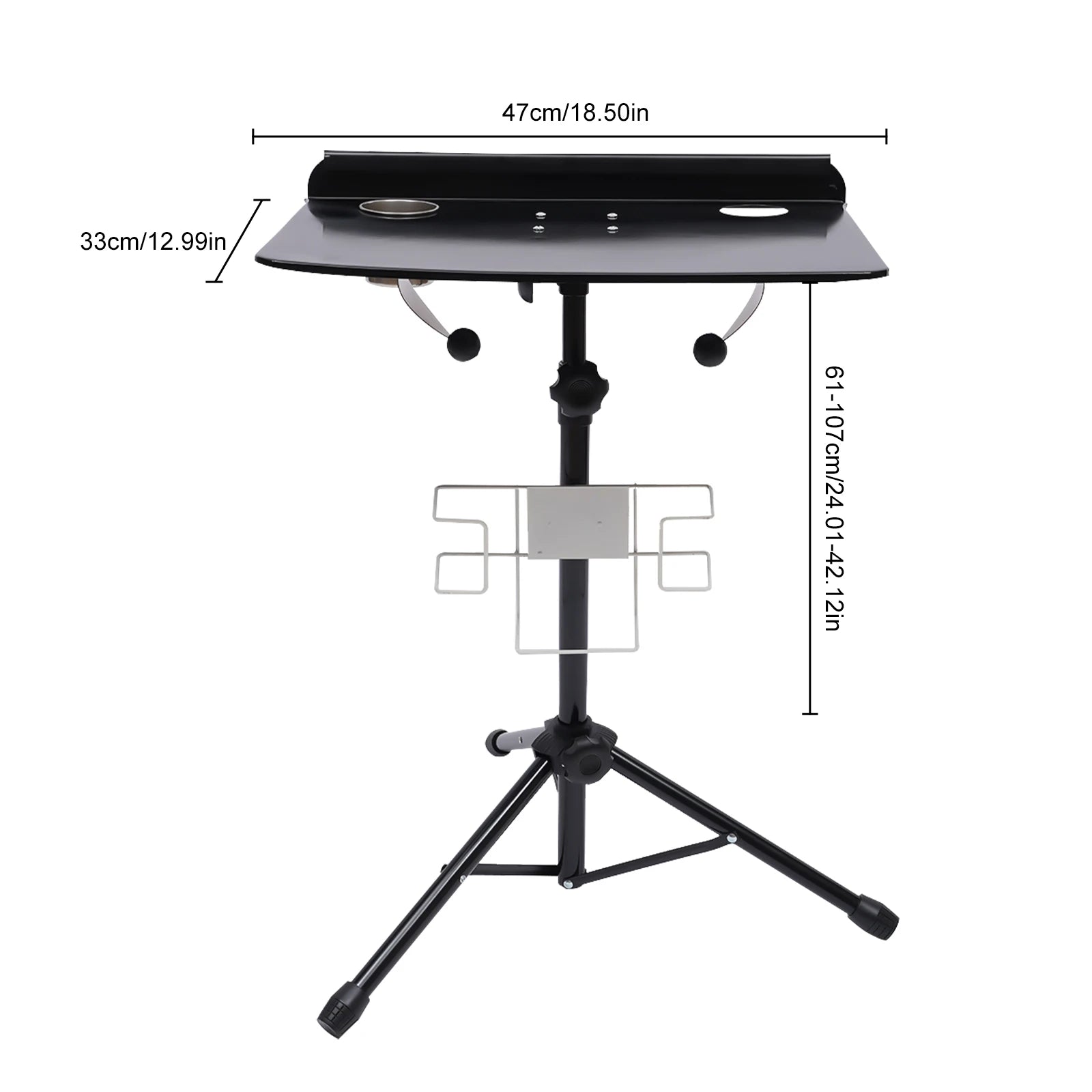 Mobile Metal Tattoos Tattoo Work Station Stand Tattoo Beauty Desk Table Adjustable New