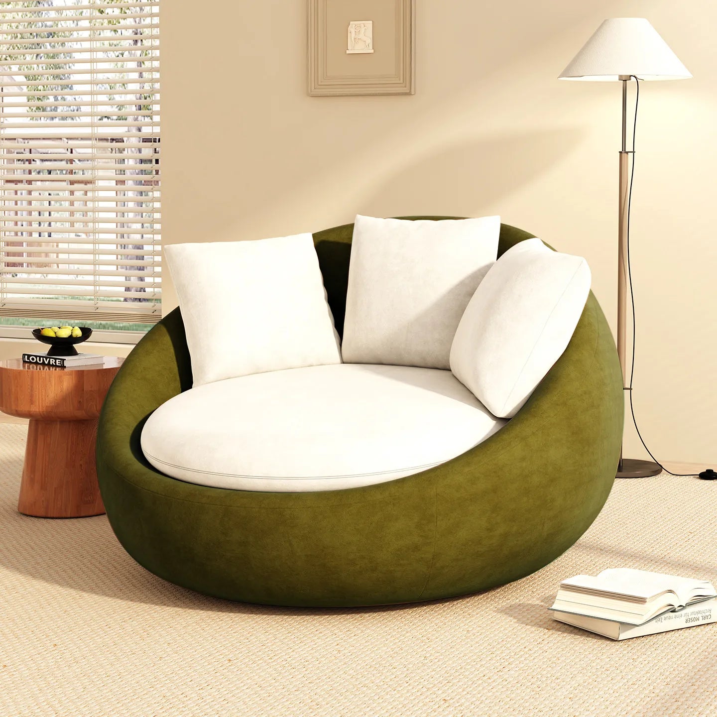 Gaming Puffs Living Room Sofas Pouf Velvet Modern Children Living Room Sofas Individual Curved Tumbonas Playa Trendy Furniture