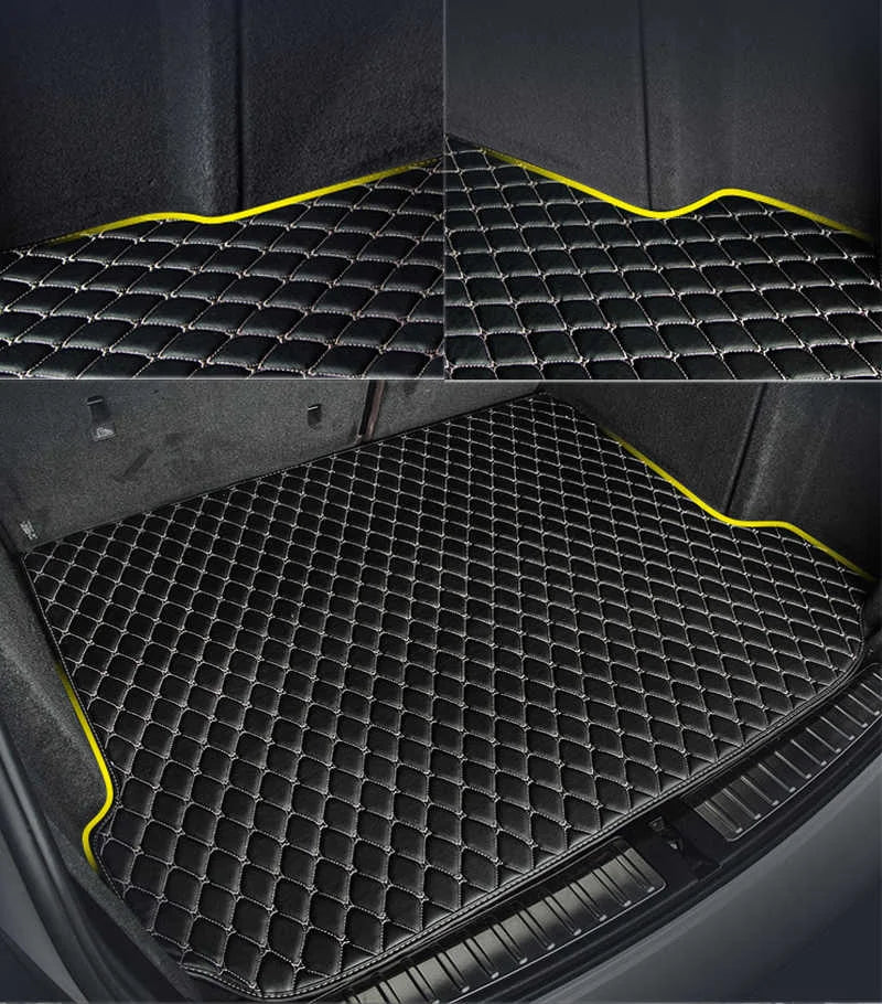 Car trunk mat for Infiniti Q50 Non-hybrid 2014 2015 cargo liner carpet interior accessories cover