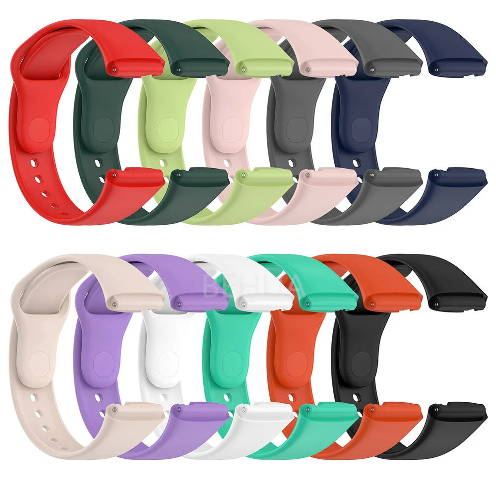Silicone Band Strap For XiaoMi Redmi Watch 3 Active /For Redmi Watch 3lite Watchstrap Smart Sport WristBand Bracelet Replacement